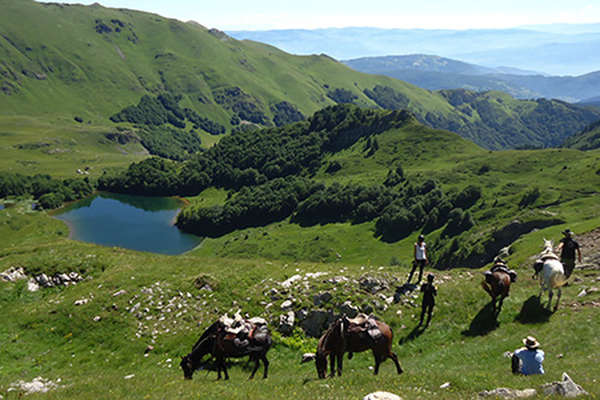 Monténégro à cheval