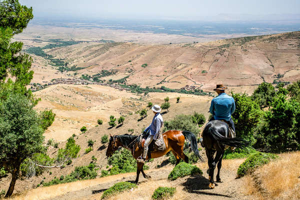 Montagnes du Maroc à cheval