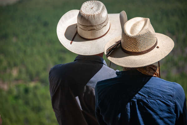 Paysages des USA à cheval