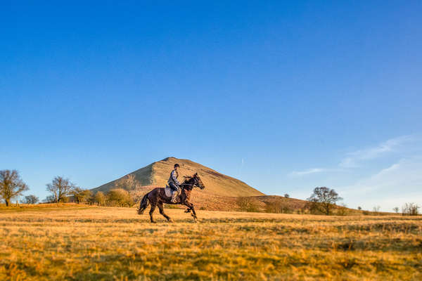 Paysages gallois à cheval