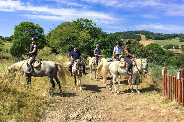 Photo à cheval