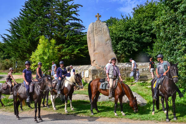 Photo souvenir en Bretagne