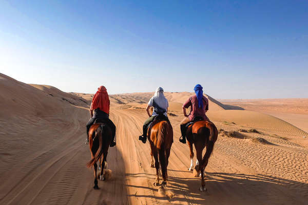 Rando à cheval à Oman