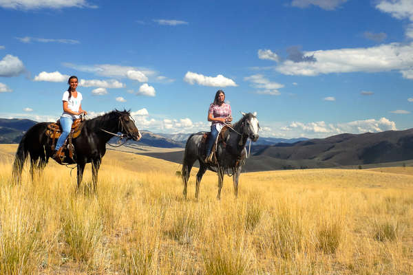 Rando à cheval dans le Montana