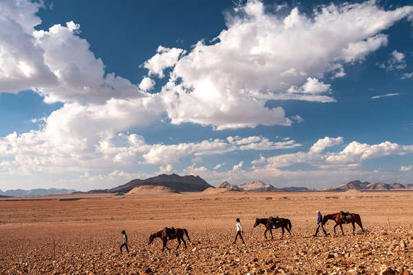 Rando à cheval en Namibie