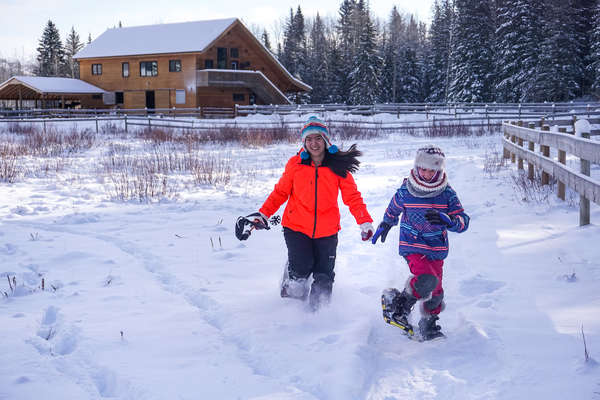 Rando en raquettes au Canada