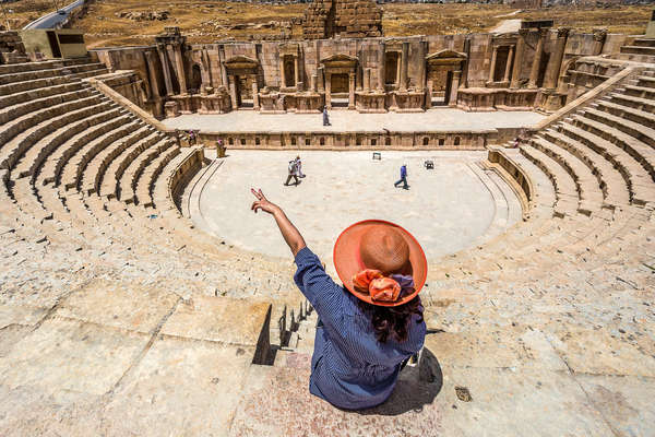 Rando équestre en Jordanie et site de Jerash