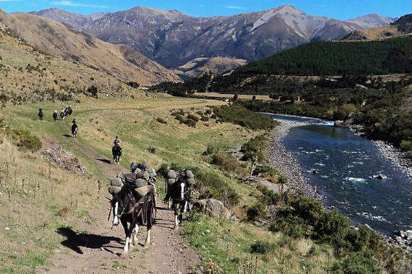 Randonnée à cheval en Nouvelle-Zélande