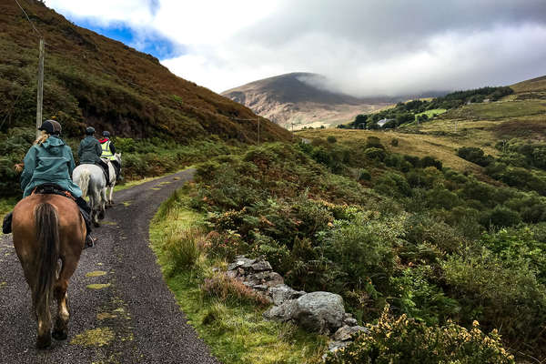 Randonnée à cheval en Irlande
