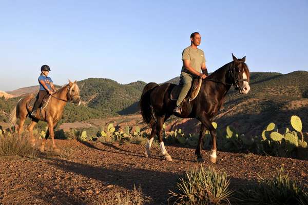 Randonnée à cheval au Maroc