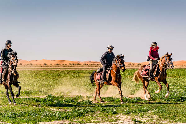 Randonnée équestre au Maroc