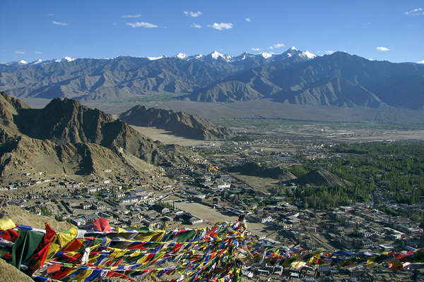 Darapeaux de prière et Ladakh