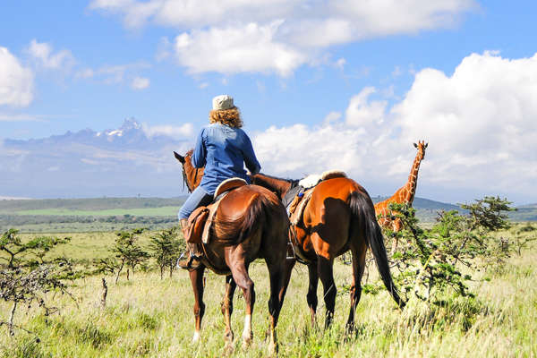 Safari à cheval au Kenya