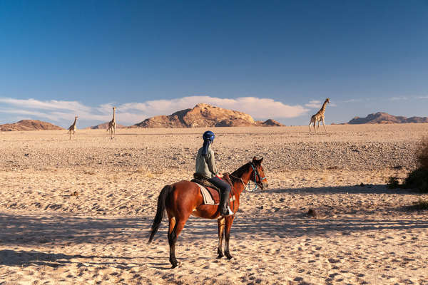 Safari à cheval en Namibie