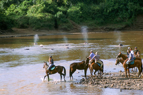 Safari équestre au Kenya