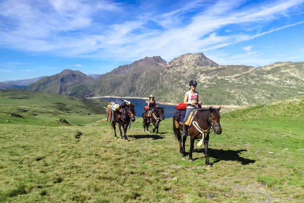 Séjour randonné à cheval Pyrénées