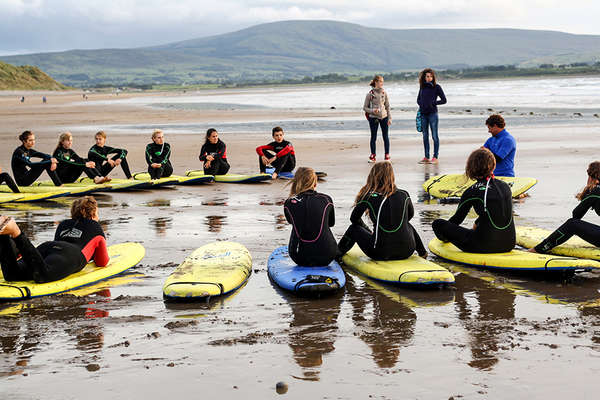 Surf et cheval en Irlande