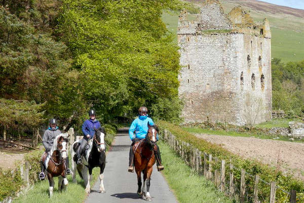 Randonnée aux vestiges de château - Ecosse