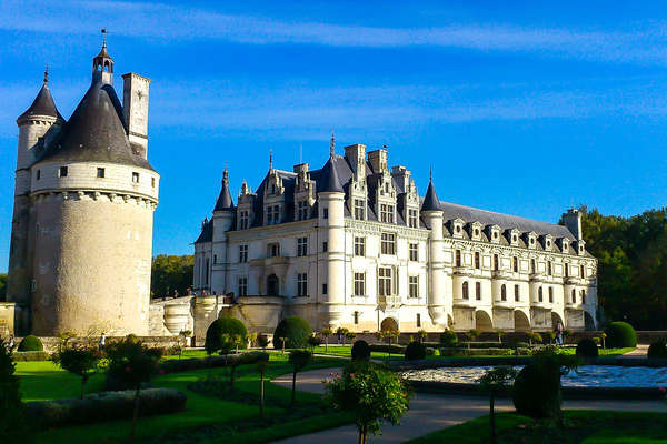 visite du chateau de Chenonceau a cheval