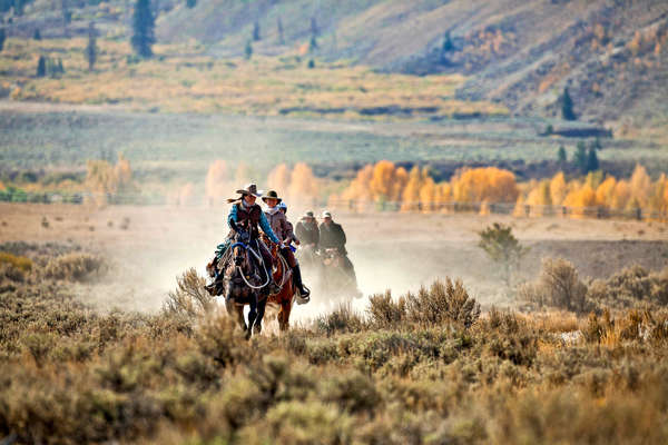 Yellowstone à cheval
